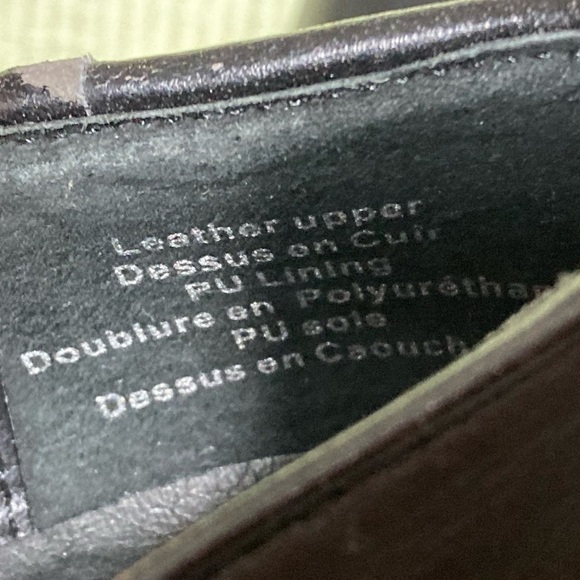 Shelly’s London Women's Black Leather Platform Slip On Shoes - Size US 6 - Picture 11 of 12